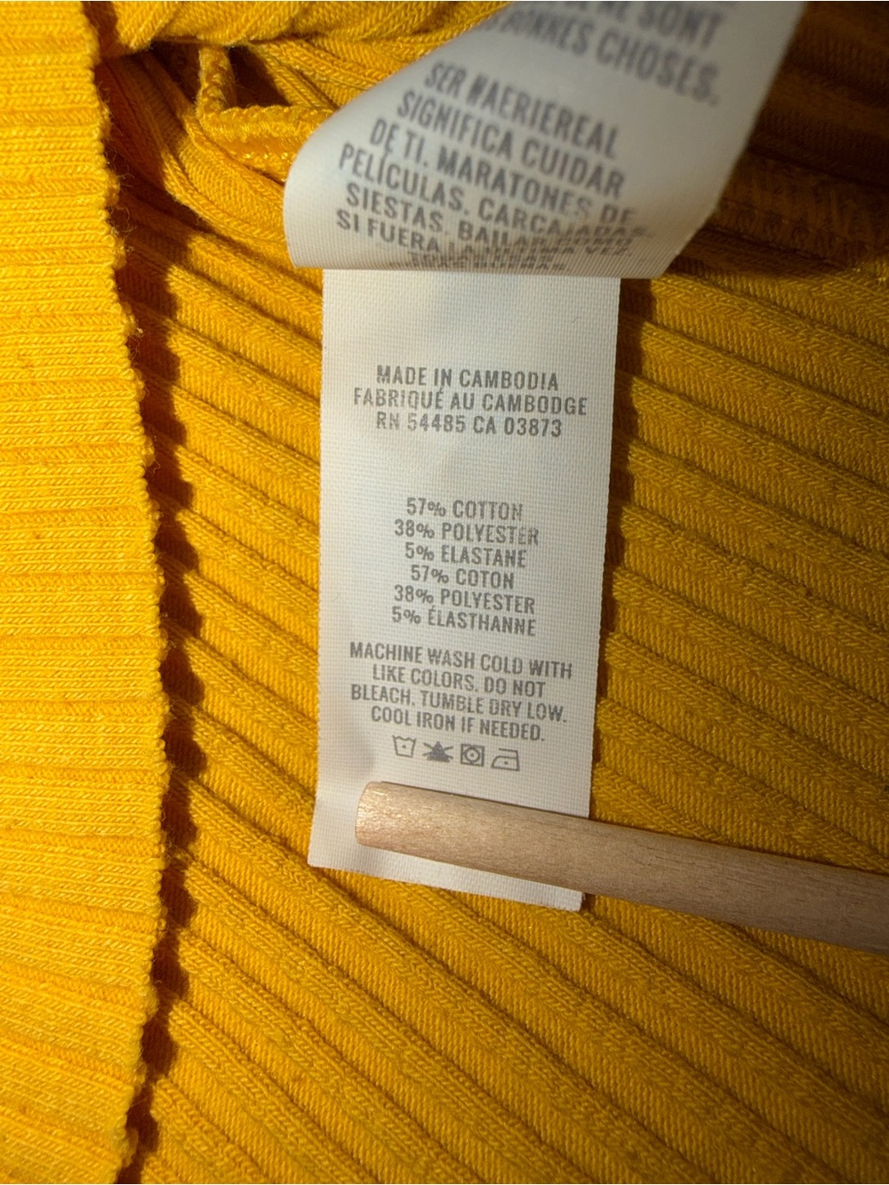 Aerie Ribbed Sleeveless tops 2 pack Yellow and green - Picture 9 of 10
